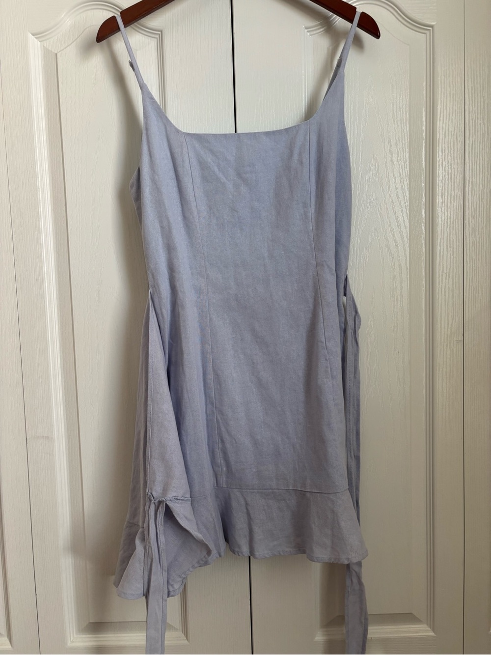 Princess Polly blue Wrap  Dress